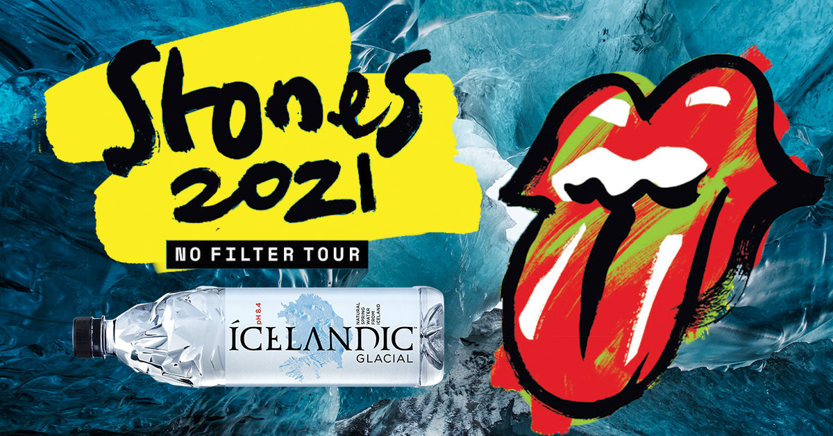 Icelandic Glacial and The Rolling Stones Team Up Again to Reduce Carbon Footprint of Upcoming “No Filter” U.S. Tour