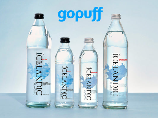 Icelandic Glacial™ Launches on Gopuff with Premium 750ml Glass Bottles