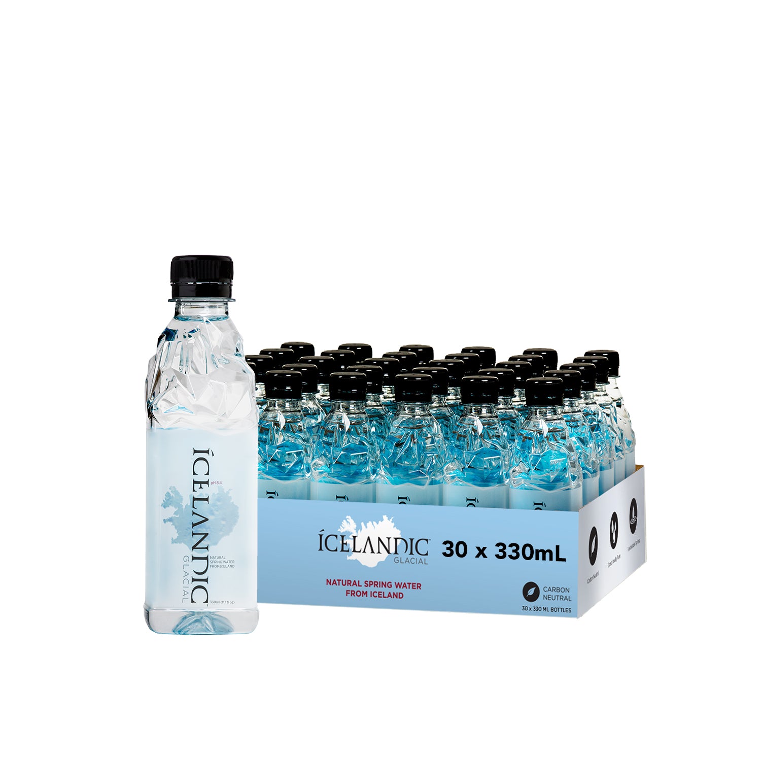 Sparkling Classic Water 12 Pack Case - LA - Icelandic Glacial