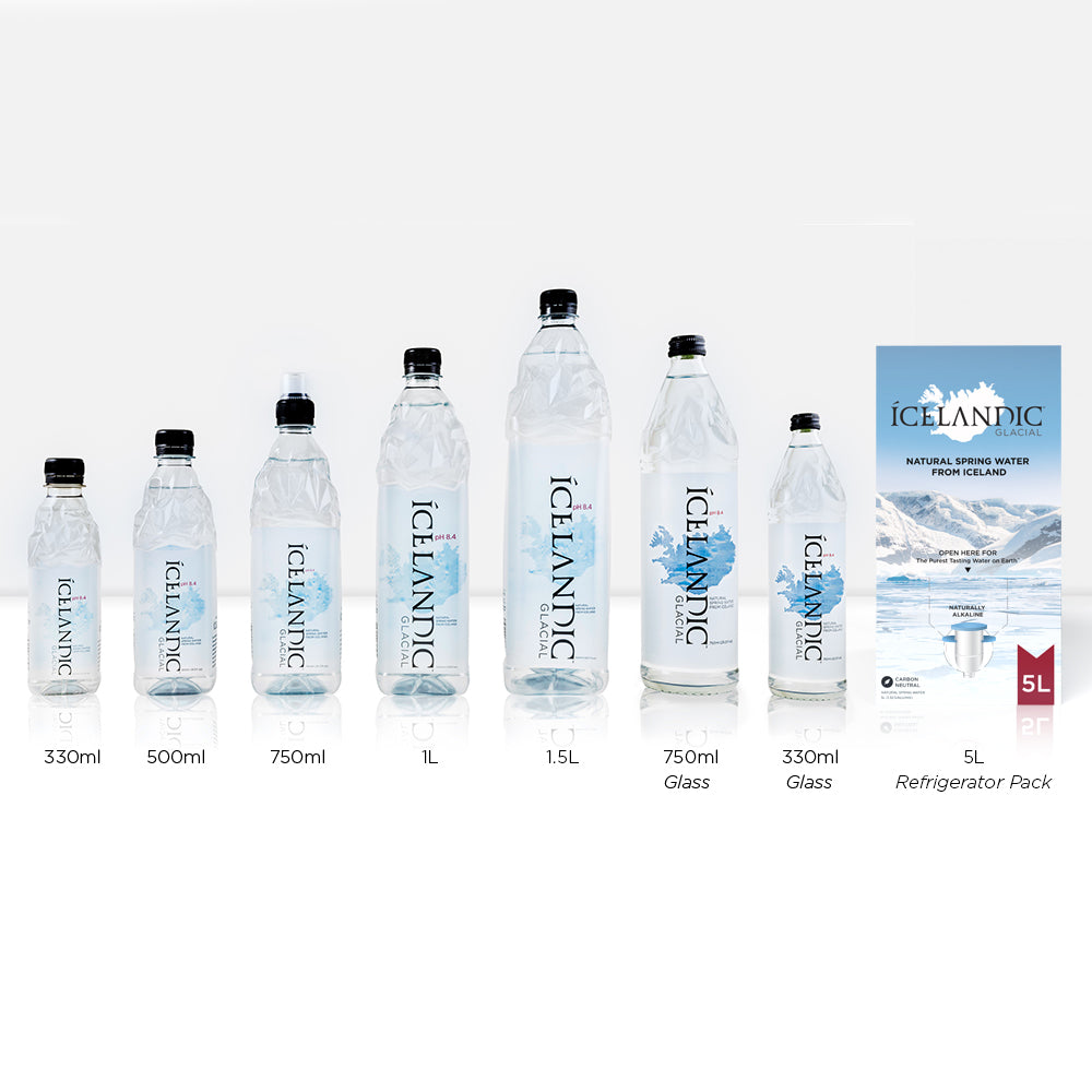 Icelandic Glacial premium water launches in glass bottles, 2016-09-15