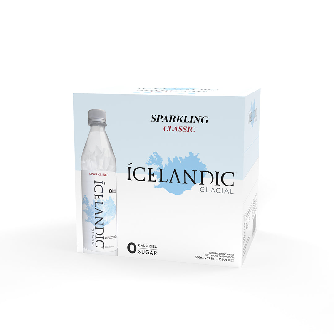 Sparkling Classic Water 12 Pack Case - LA - Icelandic Glacial